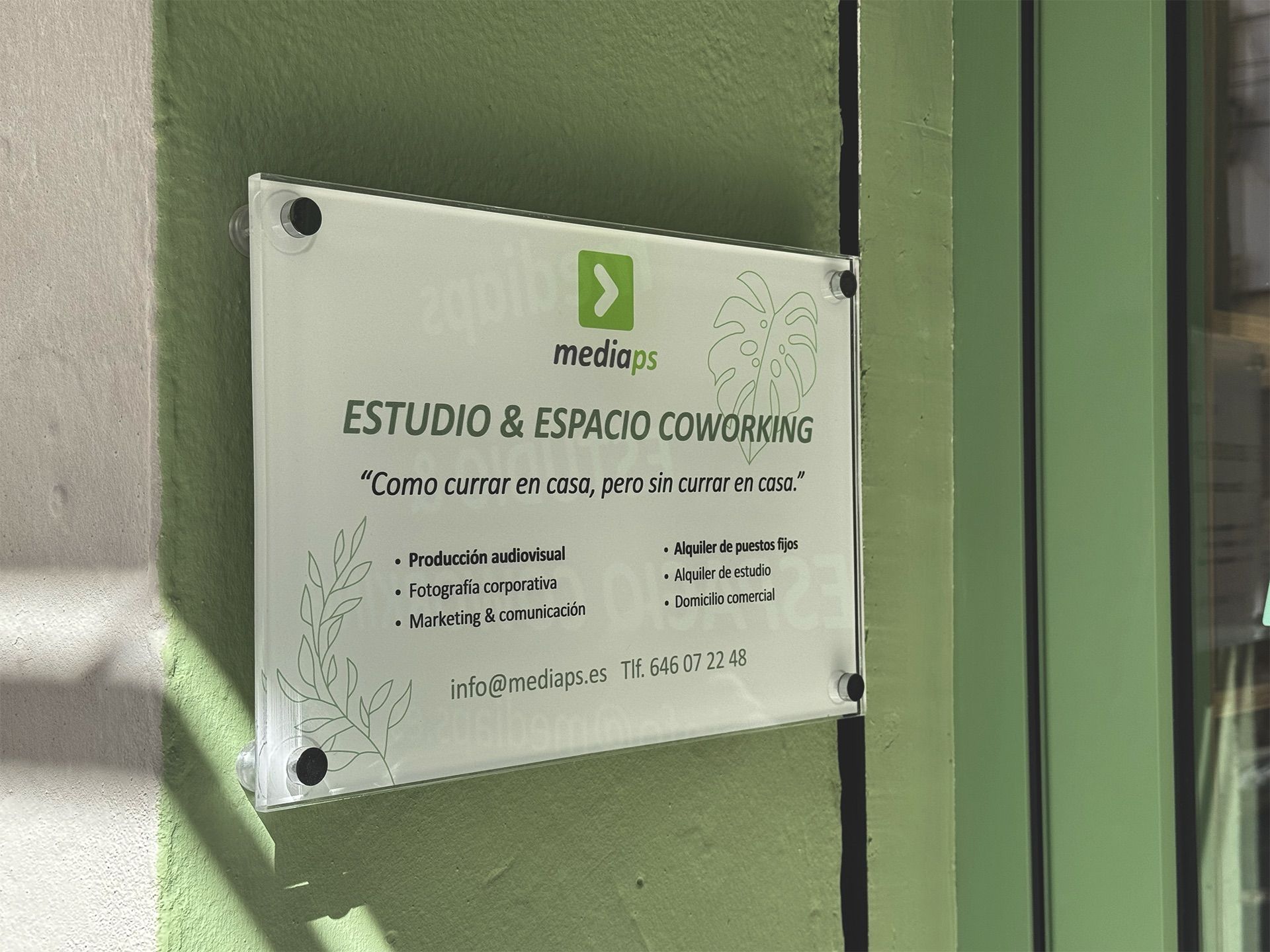 Coworking Benimaclet Valencia — detalle del espacio profesional MediaPS