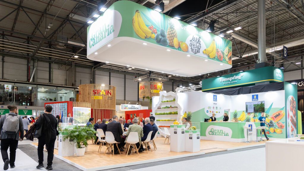 Stand en Fruit Attraction fotografiado durante la feria