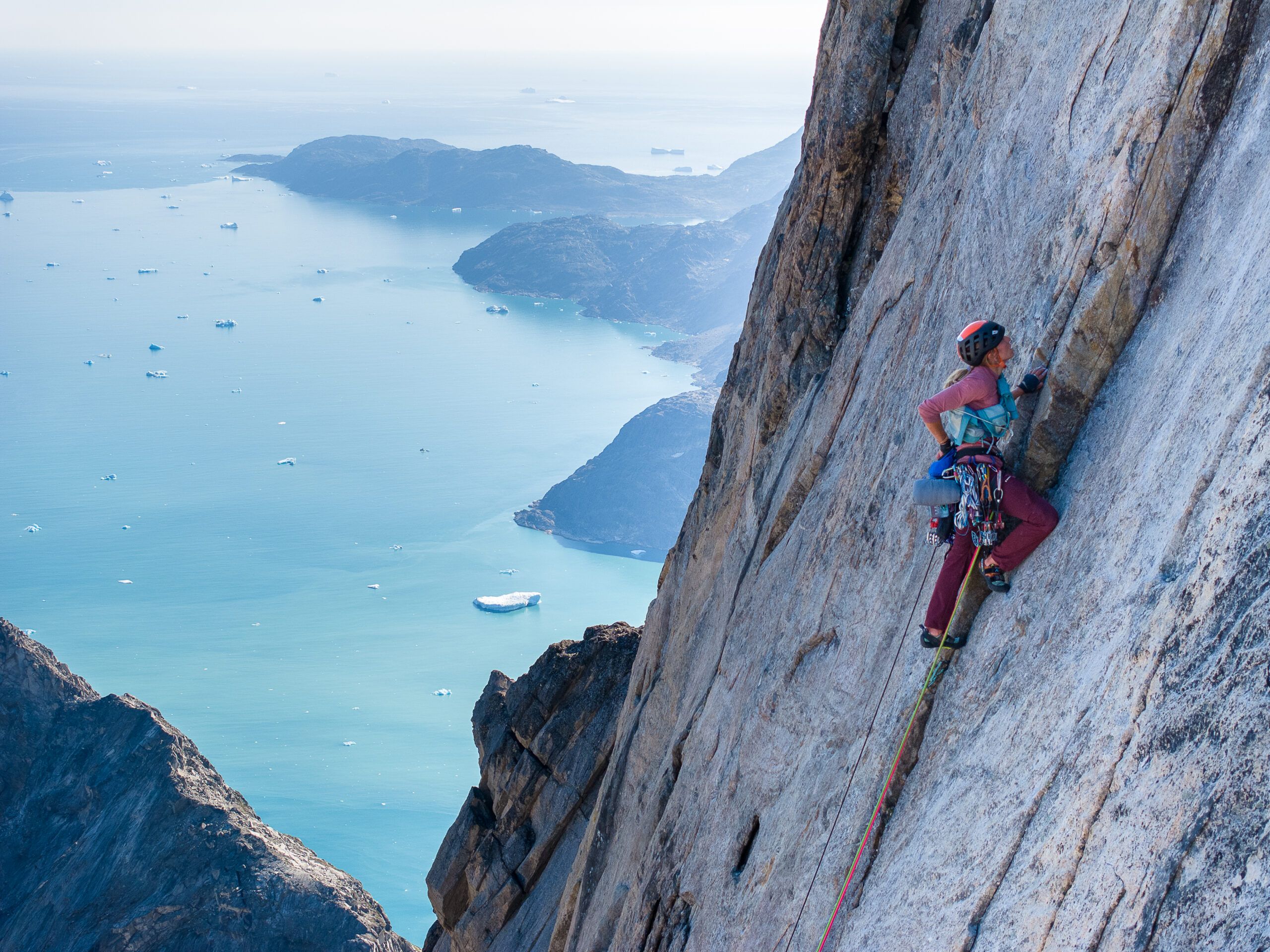 Escalada big wall Groenlandia — producción audiovisual expedición alpinismo femenino
