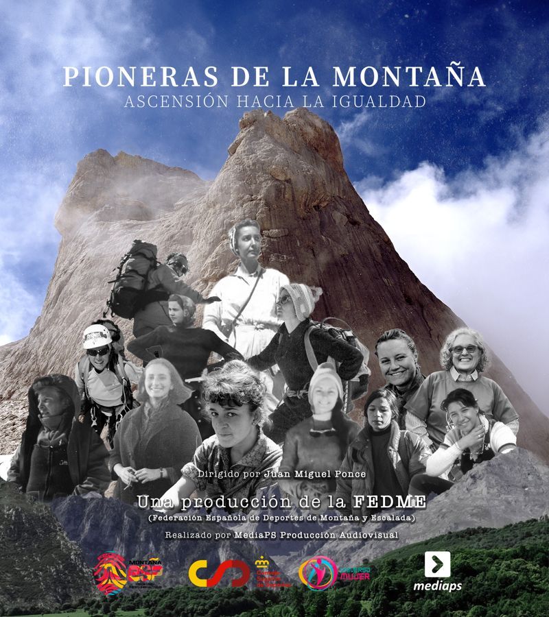 Cartel del documental Pioneras de la Montaña