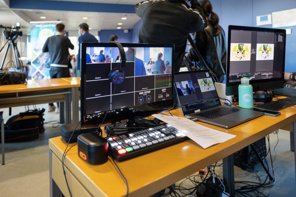 Control de realización de un streaming en directo durante un evento